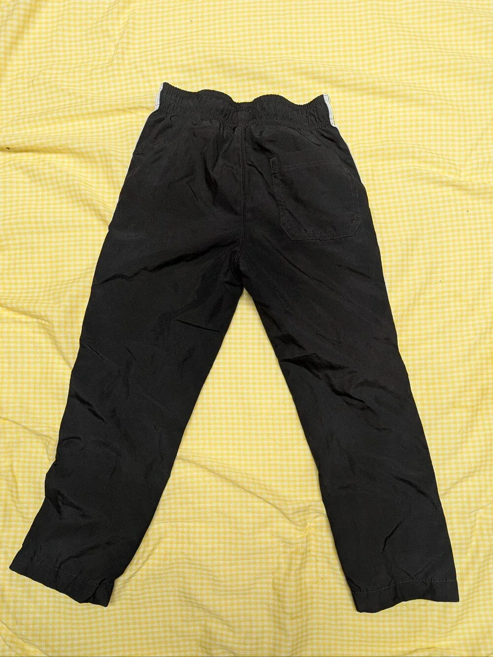 OshKosh B'gosh Vintage Black Boys' Athletic Track Pants with Side Stripes